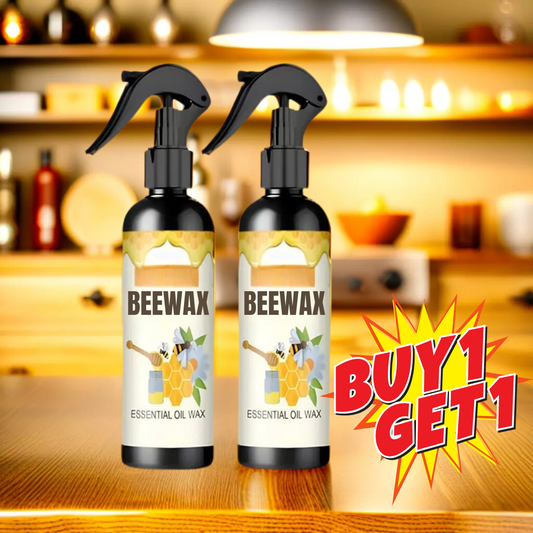 Shine & Protect Your Furniture with Natural Beeswax Spray (Pack of 2)