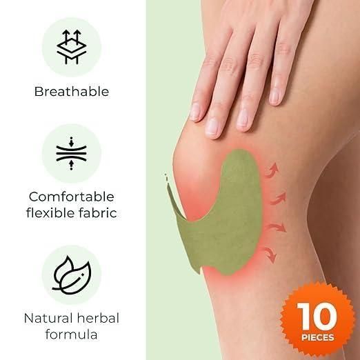 Herbal Brews Pain Relief Knee Patches Pack of 10