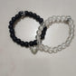 2pcs glow in the dark lover bracelets with a pair of beleket bff bracelets