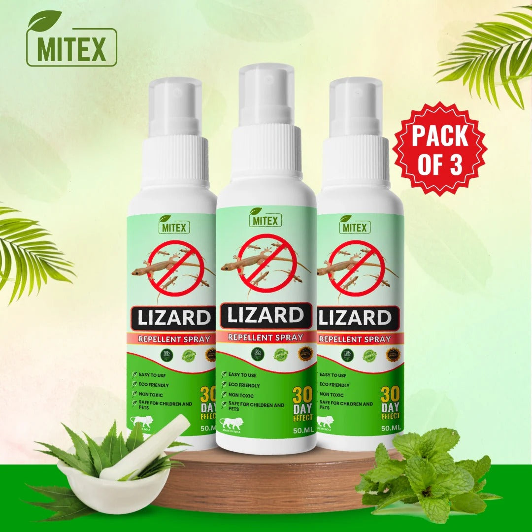 Lizard Repellent Spray Protect your home from Pest, mite & insects (Pack of 3)