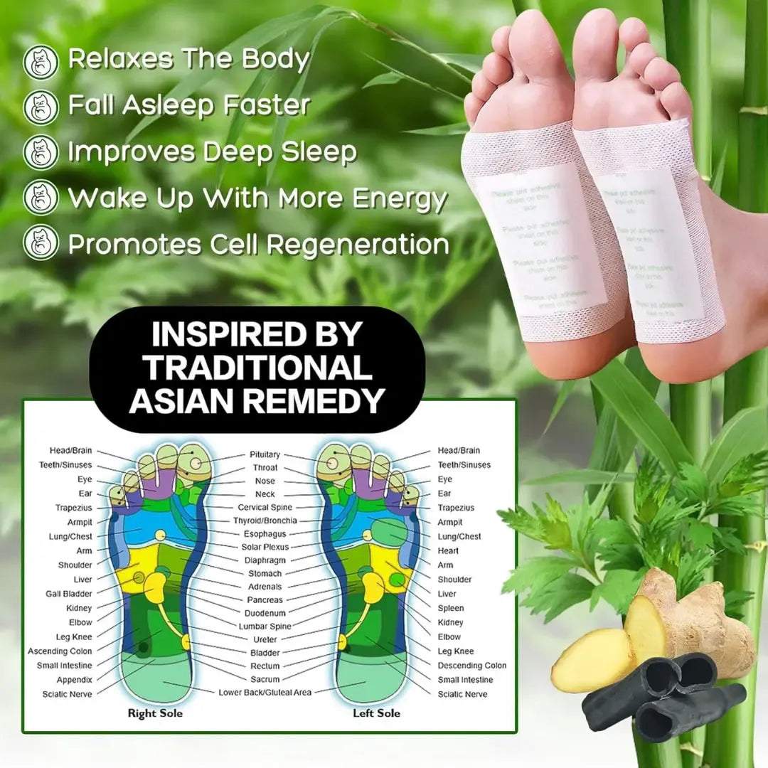 Premium Detox Foot Patches – Advanced Formula (10 Pack)