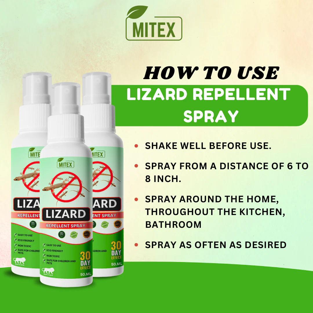 Lizard Repellent Spray Protect your home from Pest, mite & insects (Pack of 3)