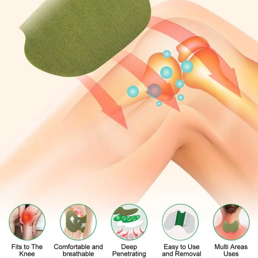 Herbal Brews Pain Relief Knee Patches Pack of 10
